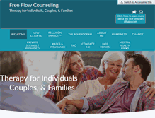 Tablet Screenshot of freeflowcounseling.com